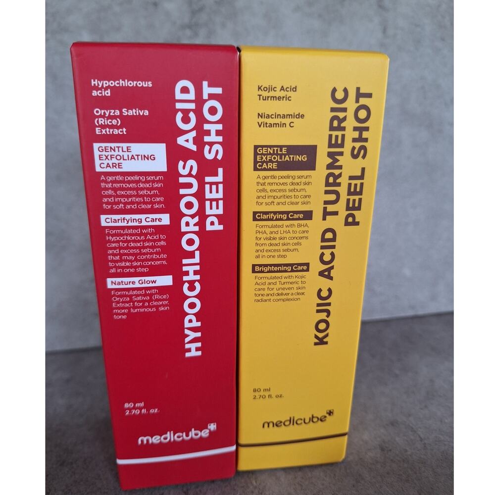 Medicube lot of 3 PDRN scalp serum Hypochlorous acid & Kojic acid peel shot set - Picture 2 of 7
